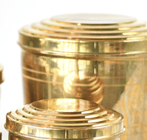 BRASS STORAGE CONTAINER 6 SIZES - Image 3